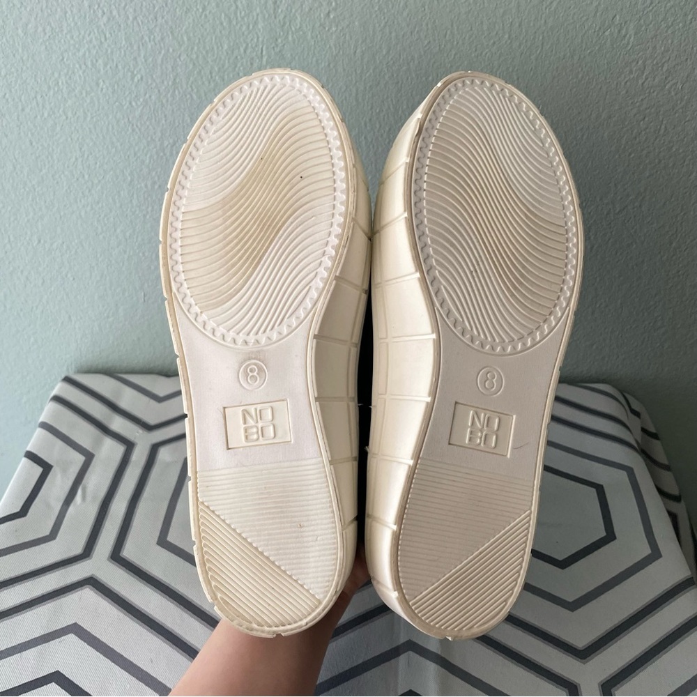 🌱5/$25🌱 No Boundaries | Black & White Canvas Platform Sneakers - Picture 6 of 7